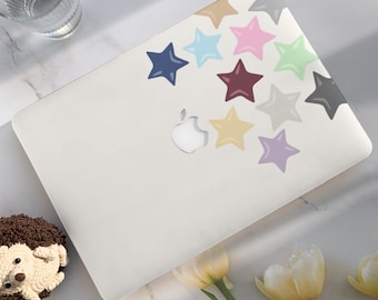 Colorful Stars Macbook Case: Hard Laptop Cover