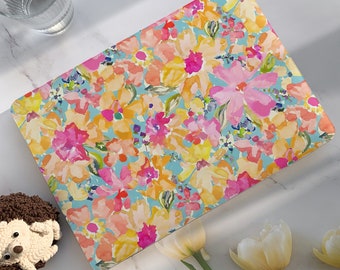 Floral Oil Painting New Macbook Case,Hard Laptop Case for Macbook Air15/13 Pro 13/14/15/16 2024 2026 M5 2025|Macbook Cover,Macbook Neo