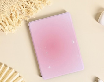 Pink Gradient Kindle Paperwhite Case: Auto Wake/Sleep