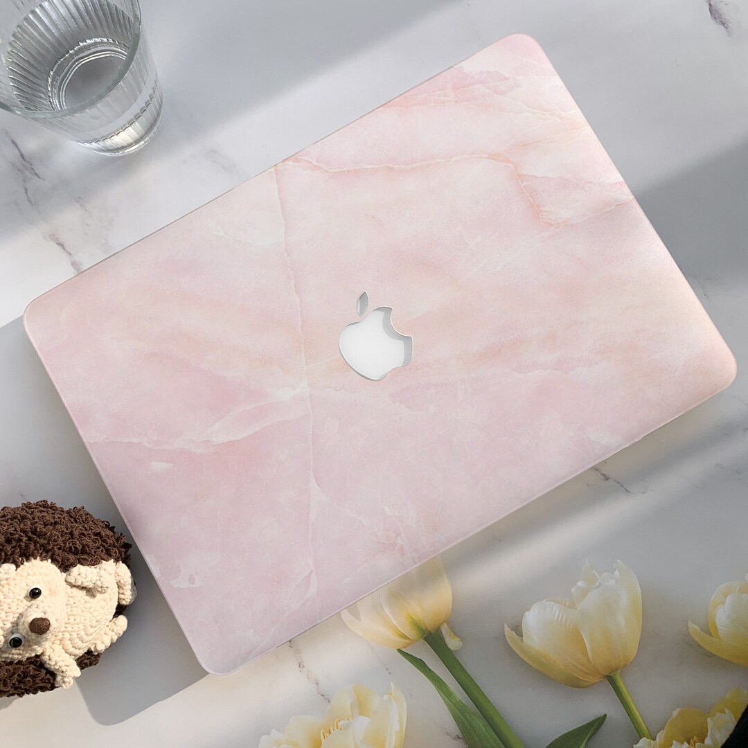 Light Pink Marble MacBook Case: Art Hard Laptop Cover - Etsy