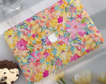 Oil Painting Flowers Macbook Case,Hard Protective Laptop Case for Macbook Air 15/13/11 Pro13/14/15/16 2020 2021 M2 2022 2023| Macbook Cover