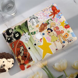 Cartoon Character Patchwork New Macbook Case,Hard Laptop Case for Macbook Air15/13 Pro 13/14/15/16 2020 2021 M2 2022 2023|Macbook Cover