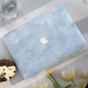 Blue Tie-Dye Macbook Case,Hard Laptop Case for Macbook Air 15/13 Pro13/14/15/16 2020 2021 M2 2022 2023|Macbook Cover