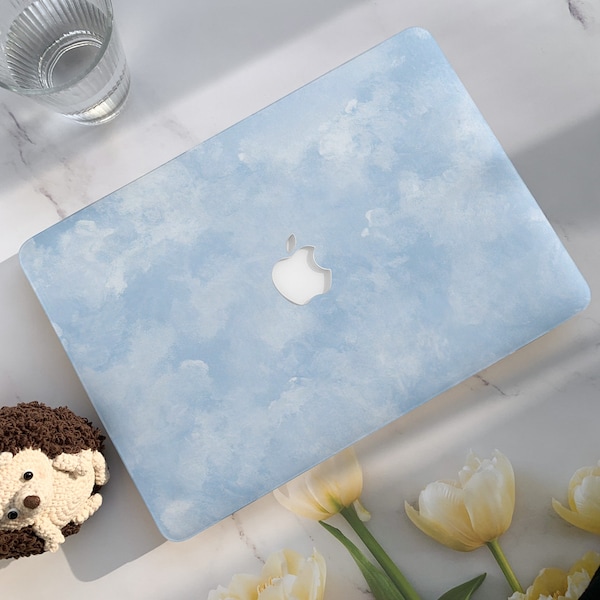 Blue Tie-Dye Macbook Case,Hard Laptop Case for Macbook Air 15/13 Pro13/14/15/16 2020 2021 M2 2022 2023|Macbook Cover