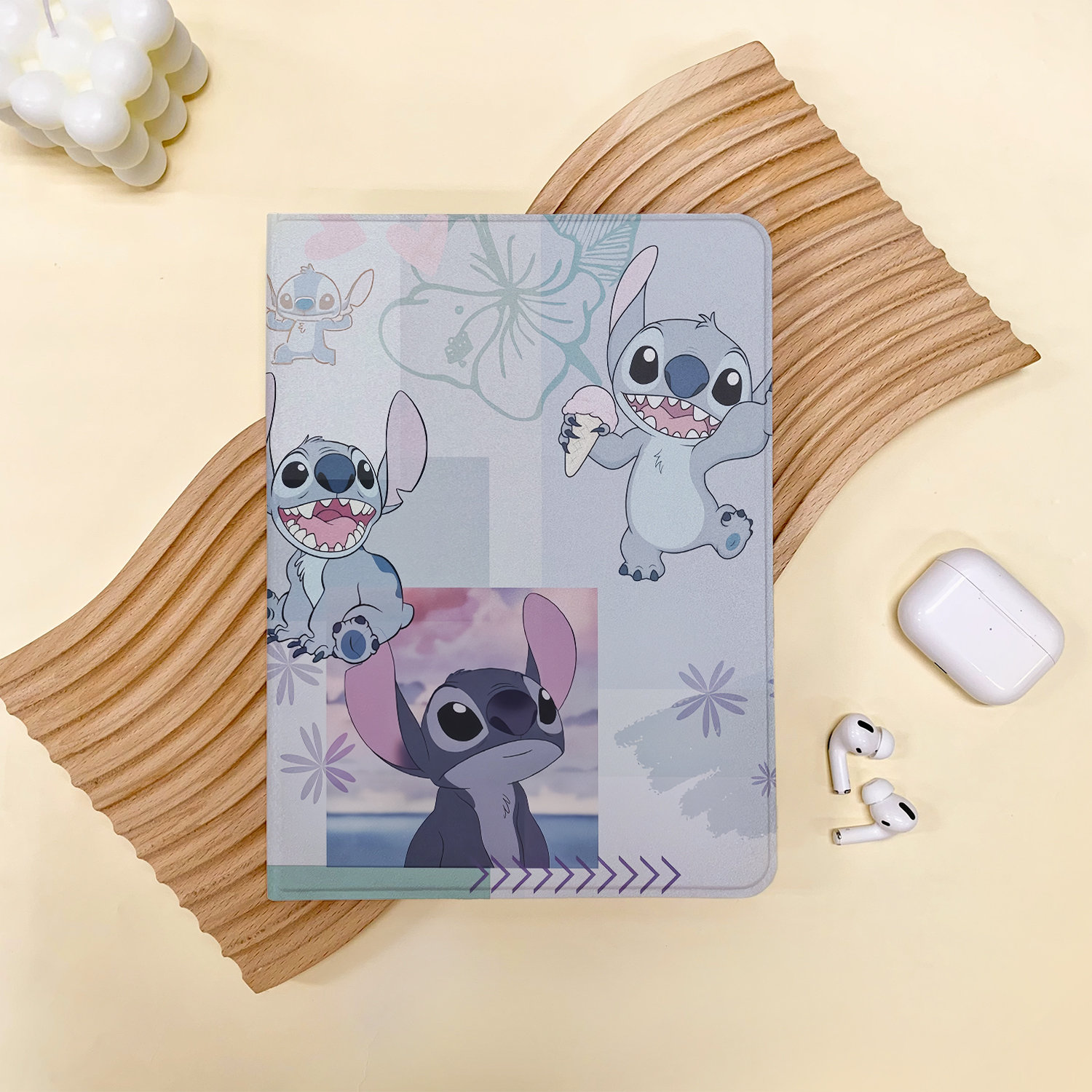 STITCH CASE COVER Bambini per iPad 10.5 - 10.2-7.9-9.7 Air 1 2