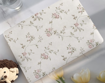 花柄ミニマリストアートの新しいMacbookケース、Macbook Air15/13 Pro 13/14/15/16 2024 2026 M5 2025用ハードラップトップケース|Macbookカバー、Macbook Neo