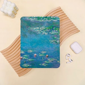 Lotus Pond Flowers Art iPad Case Cover For iPad Air 5, New iPad 10 9, 9.7" 10.2" 10.9" 11" 12.9 inch Air Pro mini 6 5 4 3 2022 2021 2020