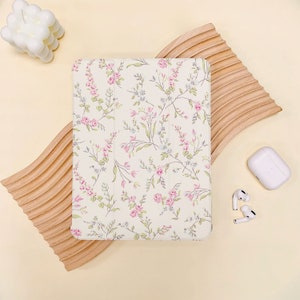 Elegant Pink Flowers Branch iPad Case Cover For iPad Air 5,New iPad 10 9, 9.7&quot; 10.2&quot; 10.9&quot; 11&quot; 12.9 inch Air Pro mini 6 5 4 3 2022 2021 2020