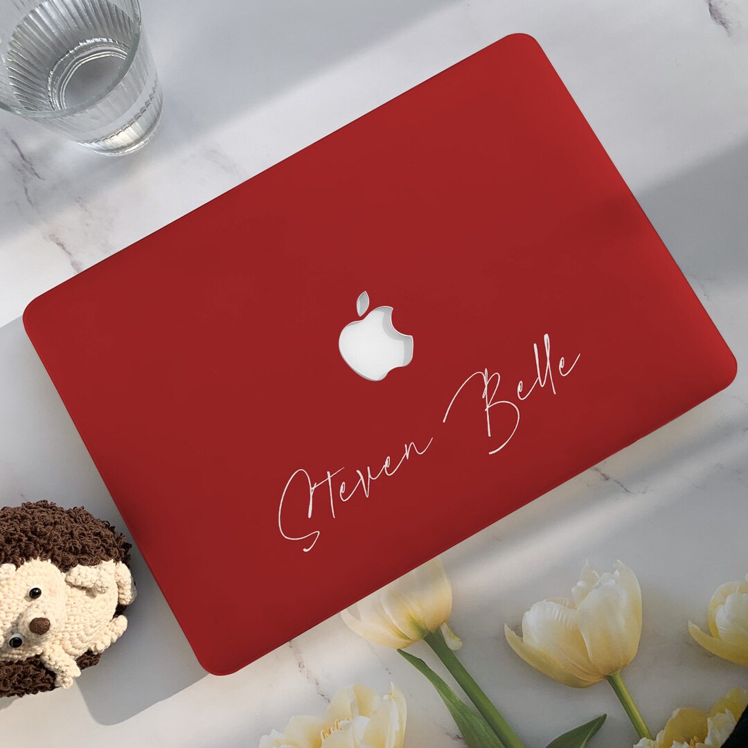 Personalized Red MacBook Air Case Hard Laptop Case for MacBook Air 11/