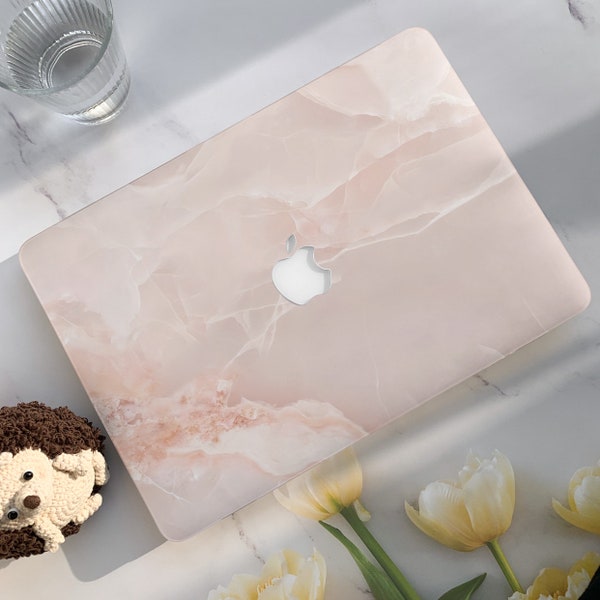 Light Pink Marble Macbook Case,Hard Protective Laptop Case for Macbook Air 15/13/11 Pro13/14/15/16 2020 2021 M2 2022 2023| Macbook Cover