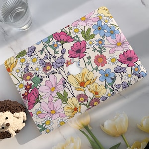 Newest Colorful Floral Macbook Case, Hard Protective Laptop Case for Macbook Air 15/13 Pro13/14/15/16 2020 2021 M2 2022 2023 | Macbook Cover