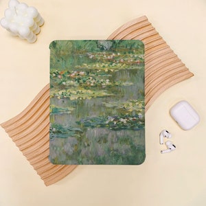 Oil Painting iPad Case With Pencil Holder Cover For iPad 9.7" 10.2" 10.9" 11 inch,iPad Air3/4/5 iPad mini6/5 iPad Pro,iPad2022 2021 2020Case