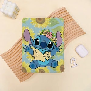 Cute Stitch iPad Case Cover For iPad9.7 10.2 10.9 11 inch,iPad Air4/5/3/2 iPad mini6/5/4/3 iPad Pro,iPad 2022 2021 2020 Case image 1