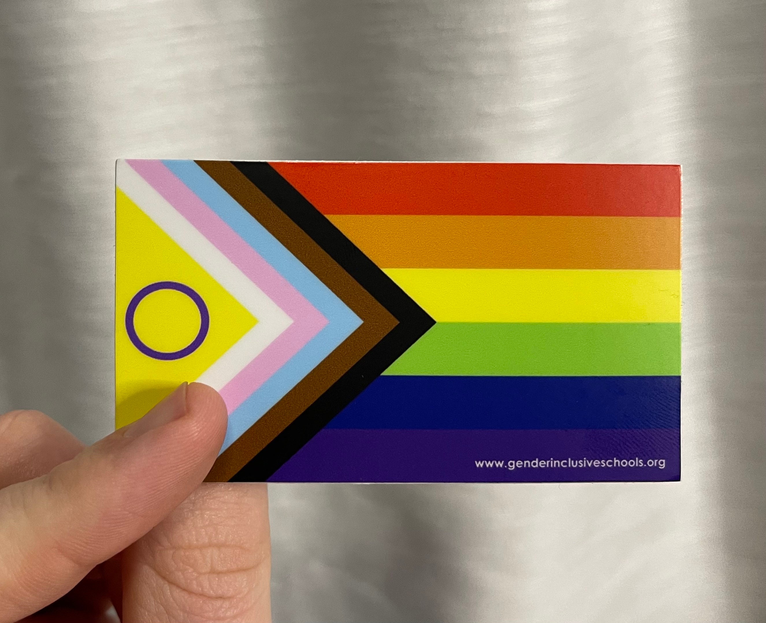 Progress Pride Flag - Vinyl Sticker - Etsy