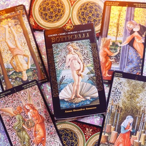 Golden Botticelli Tarot - Lo Scarabeo - Tarot Cards - Oracle Cards