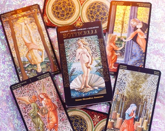 Golden Botticelli Tarot Deck - Lo Scarabeo - 78 Cards