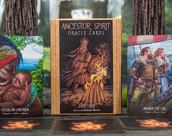Ancestor Spirit Oracle Cards - Jade-Sky - Tarot Cards
