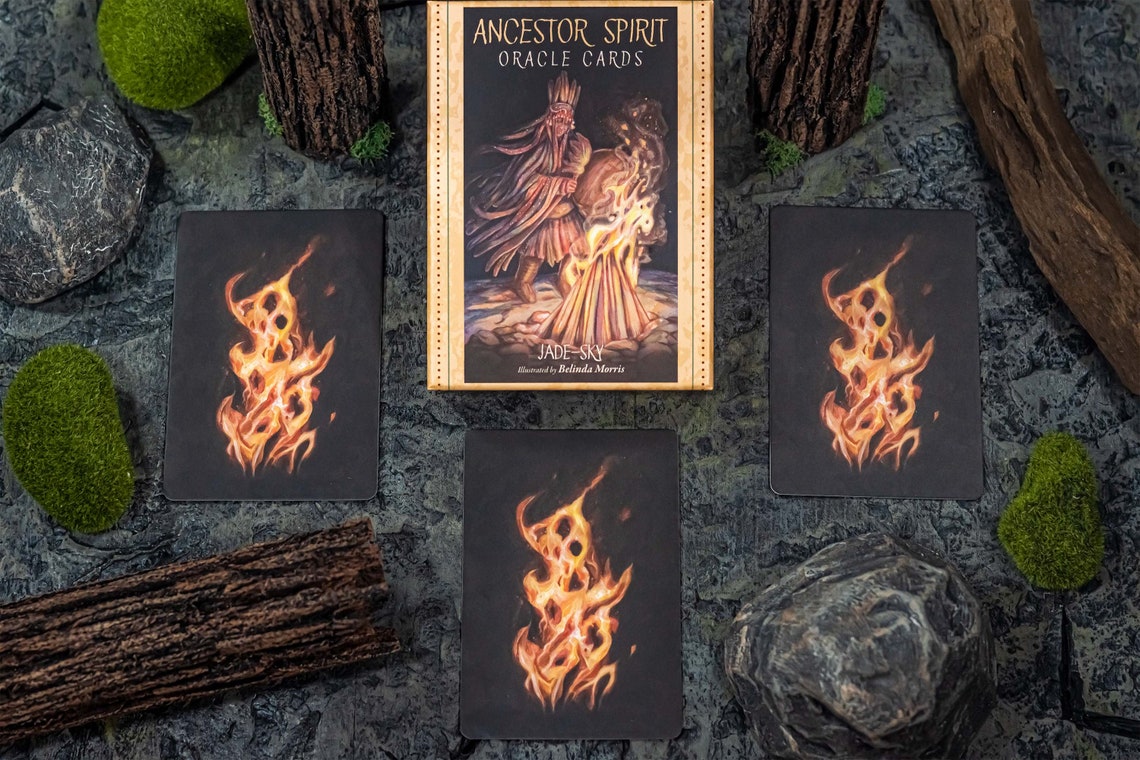 Ancestor Spirit Oracle Cards - Jade-sky - Tarot Cards - Etsy Canada