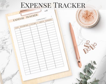 Expense Tracker, Spending Tracker, Expense Log