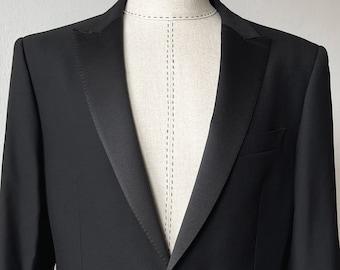 Vintage Wool Tuxedo: Timothy Everest Satin Lapel Jacket (EU 52 / US UK 40)