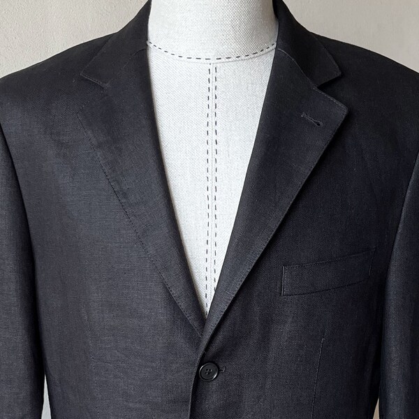 Mens Linen Jacket Etsy