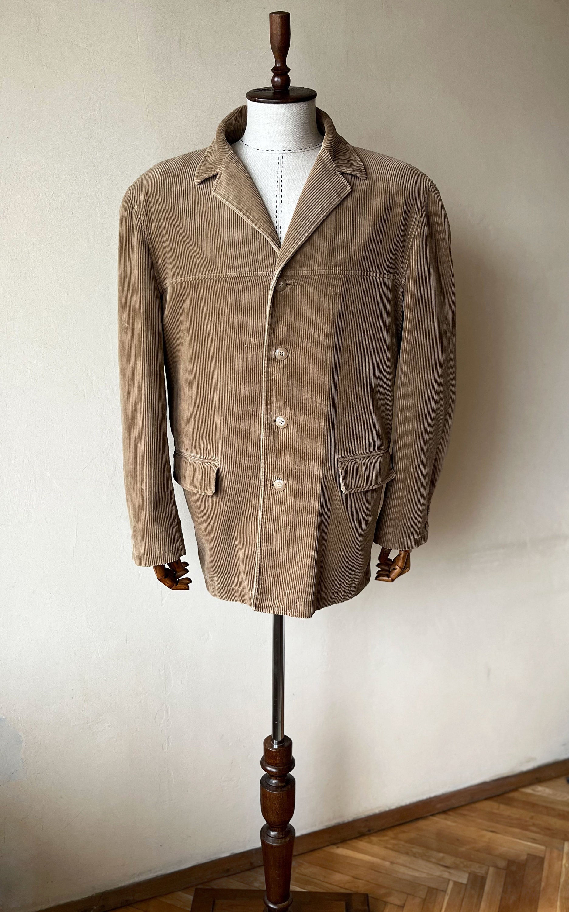 Men's Plus Size Vintage Corduroy Casual Jacket
