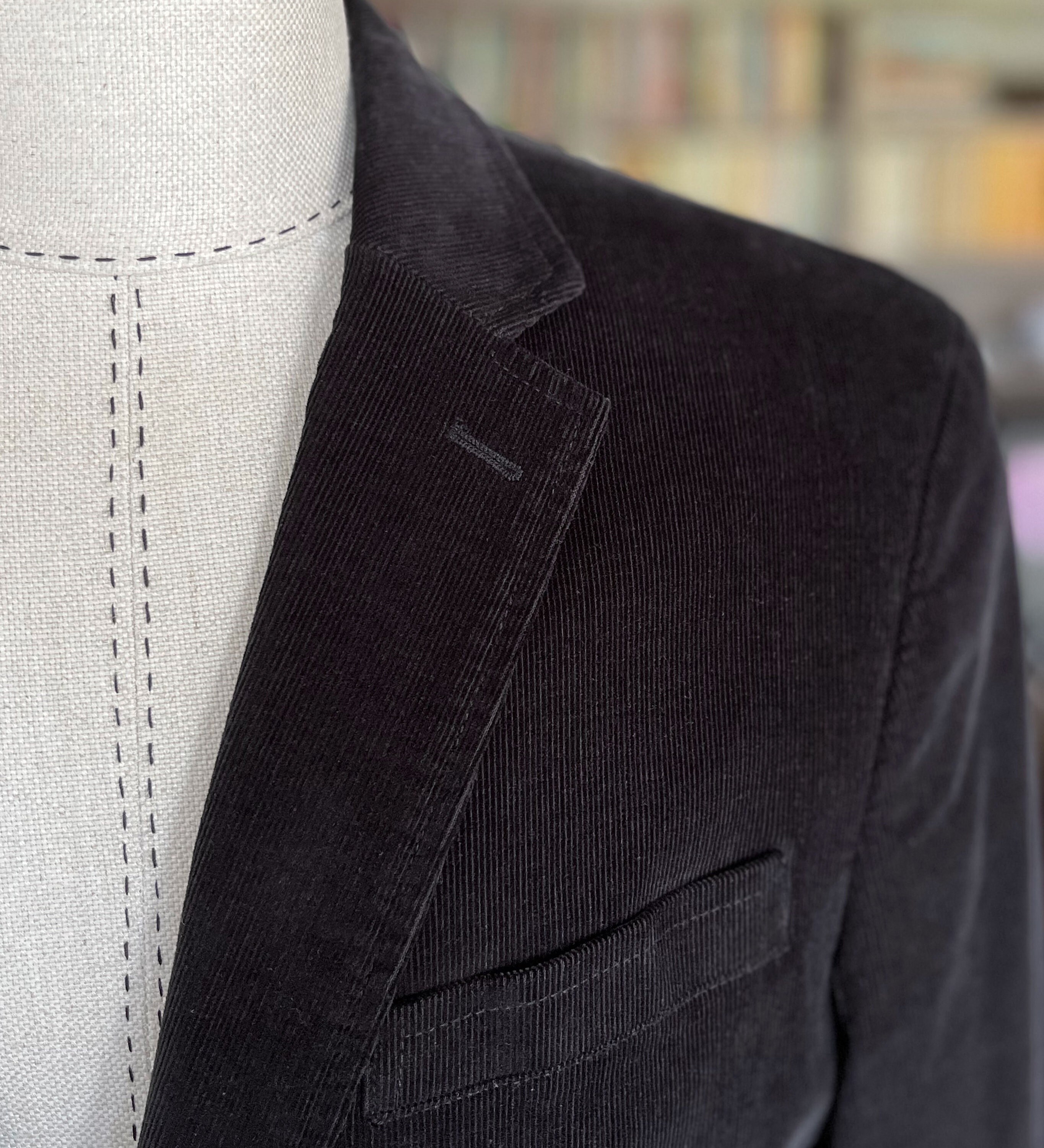 VINTAGE Medium Thick Corduroy Men s Blazer Cord Jacket in Black Pit to Pit 63cm 24.8in Size EU58 60 US UK 46L 48L Etsy UK