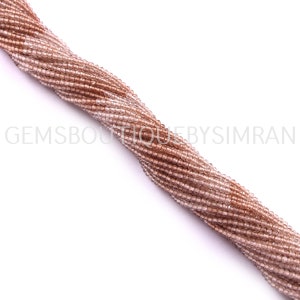13 Inches Long Strand Natural imperial Topaz Faceted Rondelle Beads, Imperial Topaz Beads (2mm-2.5mm)