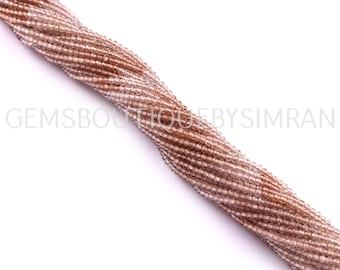 13 Inches Long Strand Natural imperial Topaz Faceted Rondelle Beads, Imperial Topaz Beads (2mm-2.5mm)