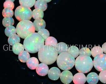 DISCOUNTED PRICE AAA Grade Ethiopian Opal Smooth Round Beads, Ethiopian Opal Smooth Beads (3.5- 6MM)