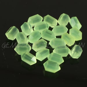 Parrot Chalcedony Double Terminated Carved Points Gemstone 6x10mm, Parrot Chalcedony Points Jewelry Making Gemstone