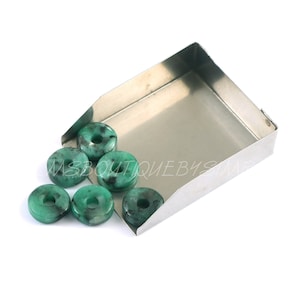 AAA Quality Emerald Donut Shape Gemstone ,  Emerald  Carved Fancy Shape Loose Gemstone