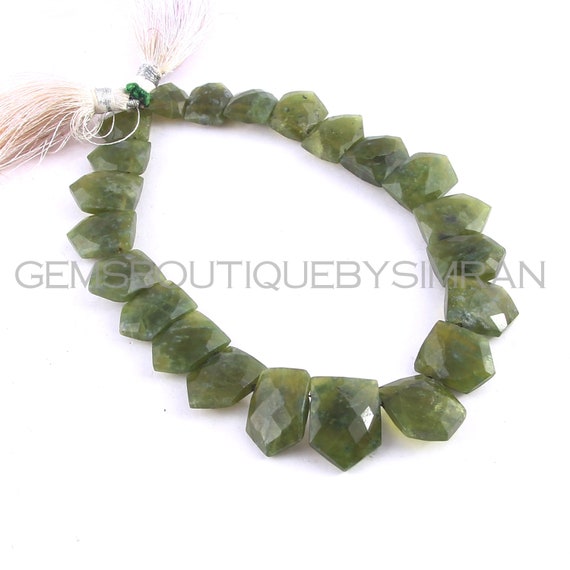 8 Inch Long Strand Vesuvianite Fancy Shape Beads Vesuvianite Etsy