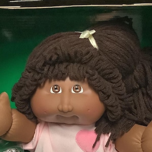 NIEUW in doos 25e verjaardag kool patch kind meisje Afro-Amerikaanse HM #2 Limited Edition zilveren lepel geboorteakte cadeaus voor meisjes moeder