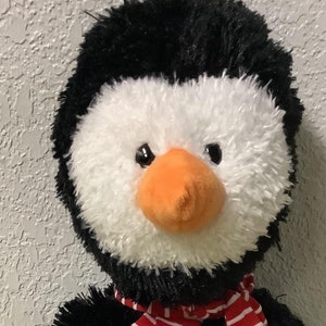 GUND Penguin with Red & White Scarf Plush Toys Stuffed Animals Collectibles Gifts For Girls Daughter Sister Mom Friend Her