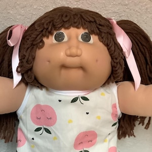 Vintage Cabbage Patch Kid Girl Tri-ang Pedigree-Made In South Africa Head Form #2 1984 Samlardocka Presenter Till Dotter Syster Mamma Fru