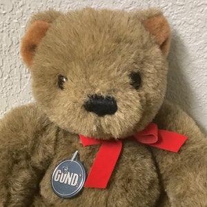 GUND Brown Teddy Bear with Movable Limbs Collectors Classics Nostalgic Toys Stuffed Animals Plush Toys Gifts For Girls Boys Mom Daughter Her