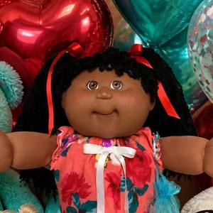 RARE Vintage Cabbage Patch Kid African American Play Along Girl PA-2 Black Hair Brown Eyes 2004 Gifts For Daughter Sister Wife Mom