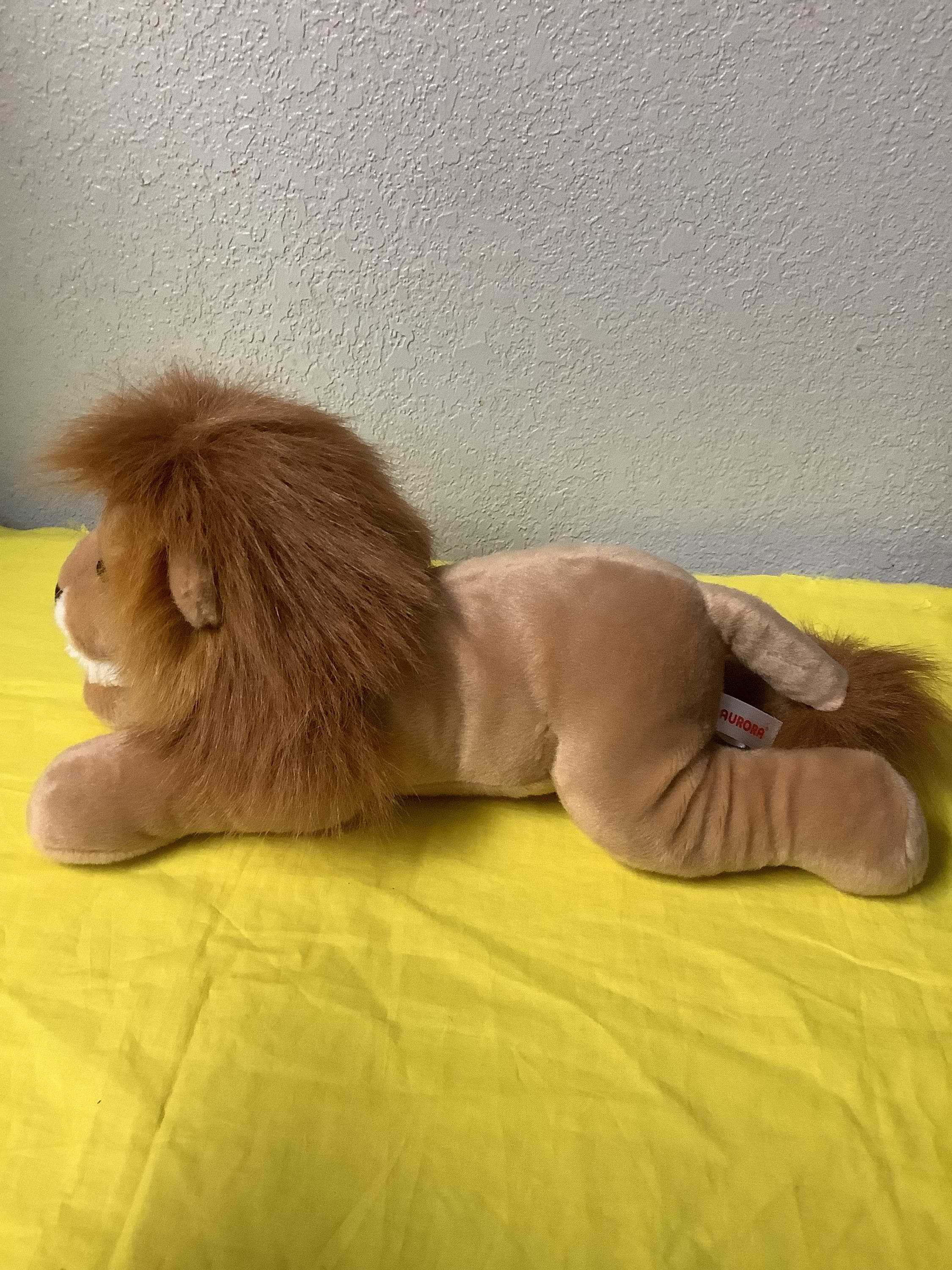 オーロラワールド リアルなぬいぐるみライオン ぬいぐるみ ライオンの