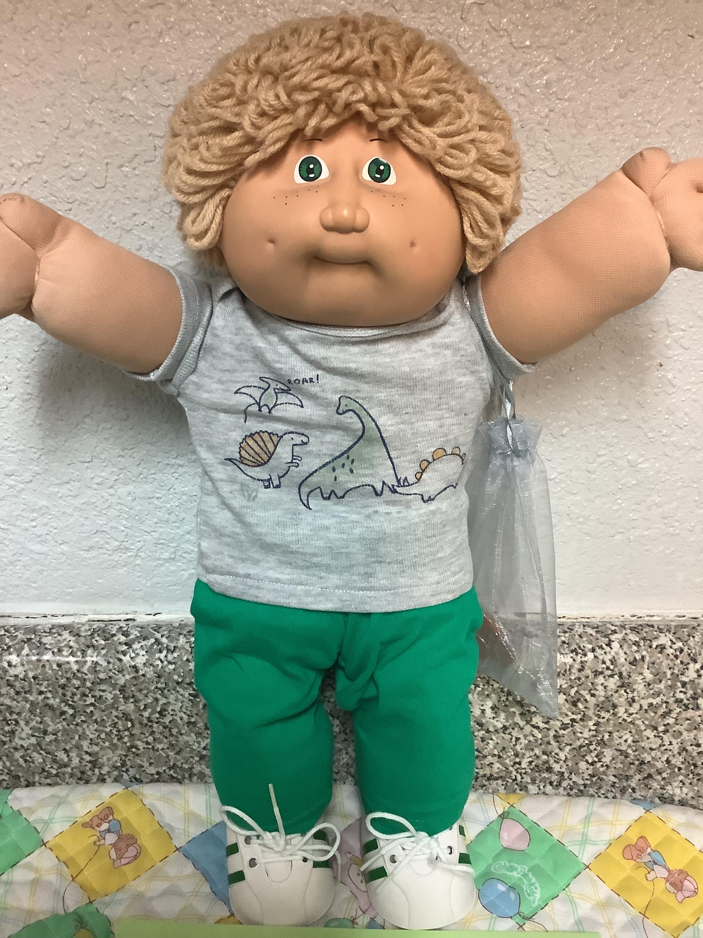 First Edition Vintage Cabbage Patch Kid Boy Loose Wheat Loops  display picture 1