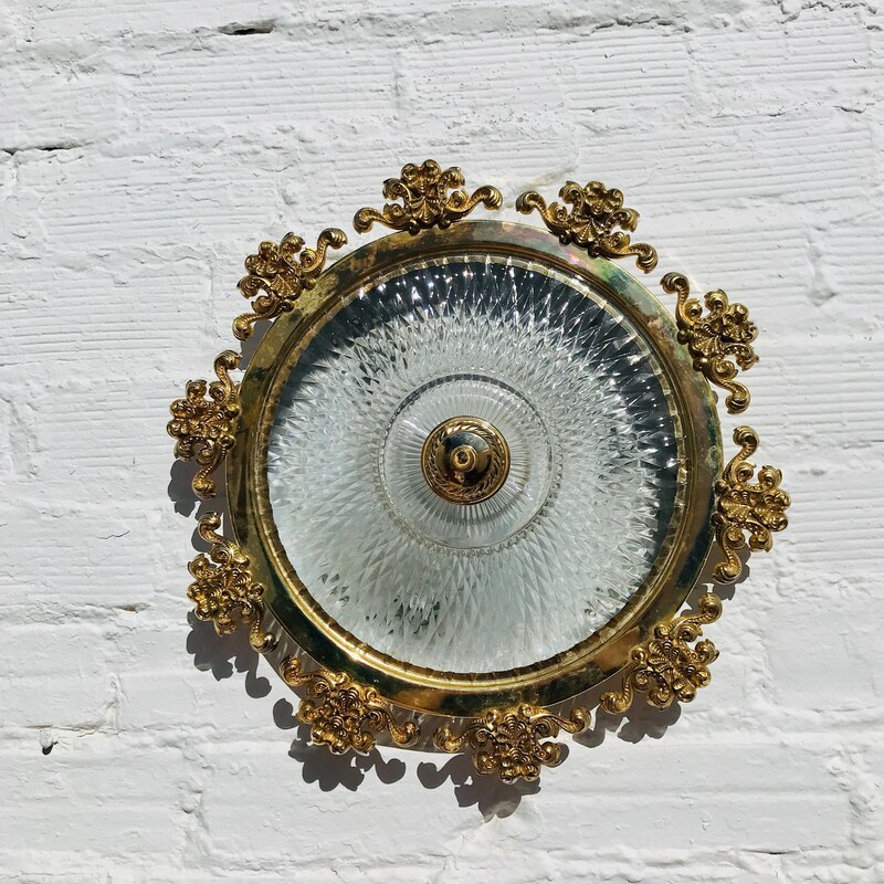 Antique Ceiling Light - Etsy