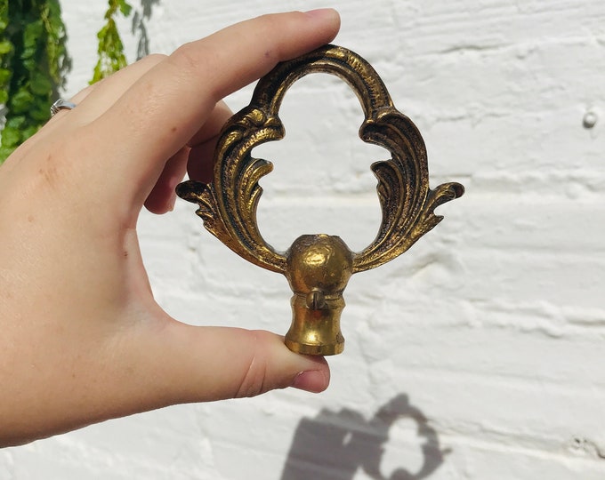 Antique Bronze Chandelier Hook Loop: Lighting Fixture Part