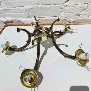 Vintage brass chandelier arms parts - Etsy 日本