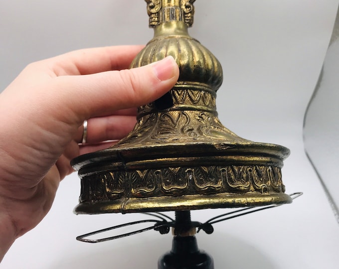 Antique Bronze Lighting Part to Create a Pendant Ceiling Light w/ a Glass Shade