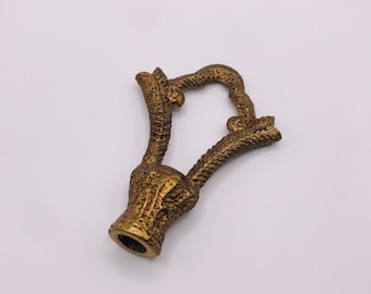 3" Antique Bronze Ornamental Loop Hook for Chandelier Ceiling Light Fixture