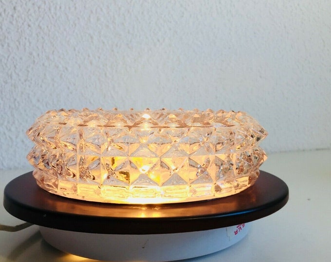 PAIR 7.5" Antique Round Glass Flush Mount Ceiling Wall Porch Lights with RIMS