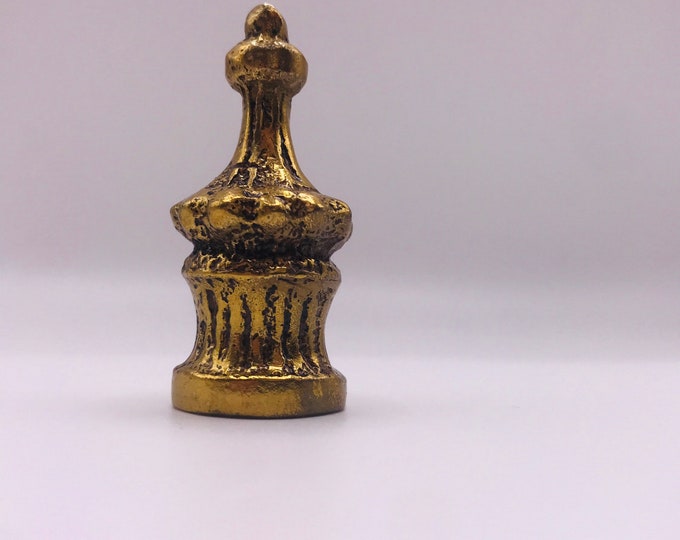 1.75" Antique Bronze Finial for Chandelier Light Fixture Lamp, Tip, Topper