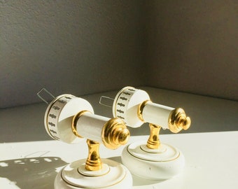 4.5" Pair Of Matching Mid-Century Wall Sconces / Ceiling Lights Lamps for Repair