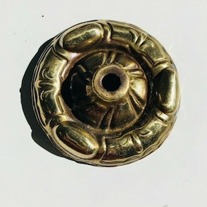4 in antique bronze brass bobeche dish chandelier light part ceiling canopy