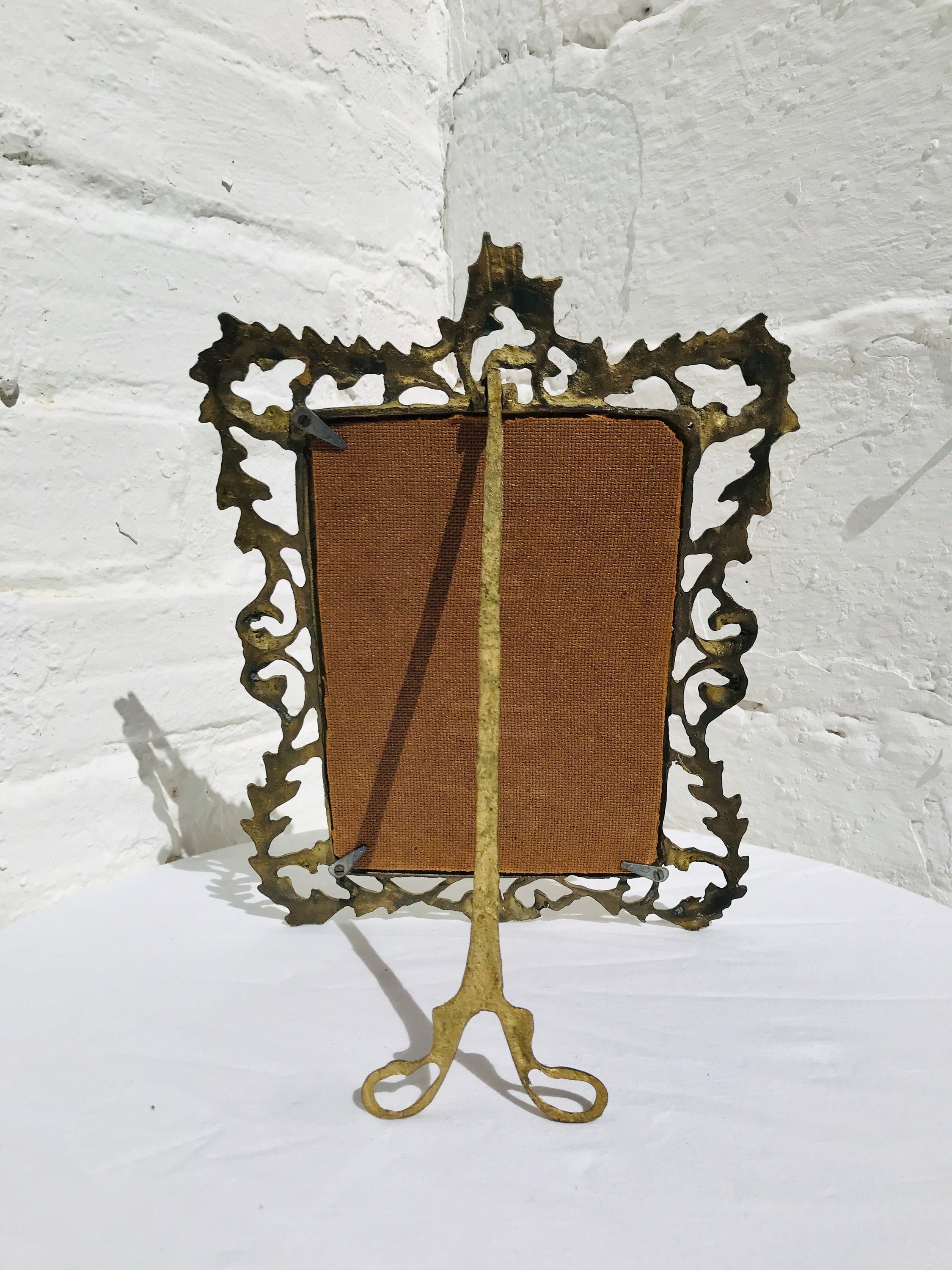 フランスヴィンテージ フレーム　写真付き　ブロカント Amazon.com - Vintage Baroque Picture Frame,Gold Picture